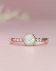 Heartfelt Golden Embrace Breastmilk Ring Gift