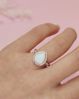 Cherished Love: Lumina Breastmilk Teardrop Ring