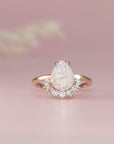 Handcrafted Ashes Ring: Glistening Crown Design