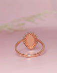 Tears of Remembrance: Elegant Ashes Ring of Love