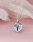 Heartfelt Gold Necklace: Love in Every Drop