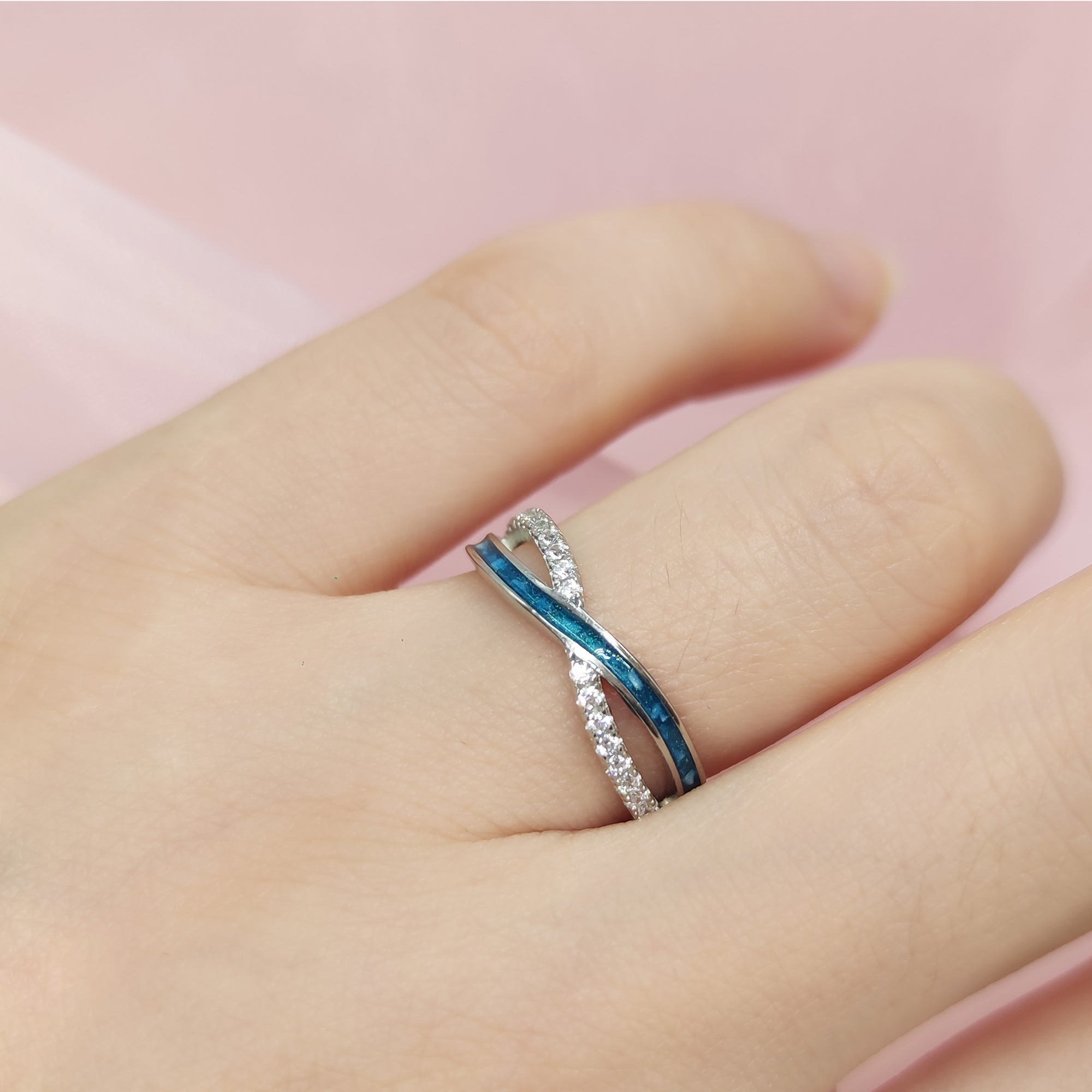 Personalized Sterling Silver Ashes Ring DIY Kit