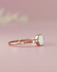 Heartfelt Golden Embrace Breastmilk Ring Gift