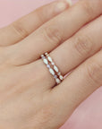 Endless Love: Personalized Birthstone Milk Ring