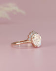 Handcrafted Ashes Ring: Glistening Crown Design