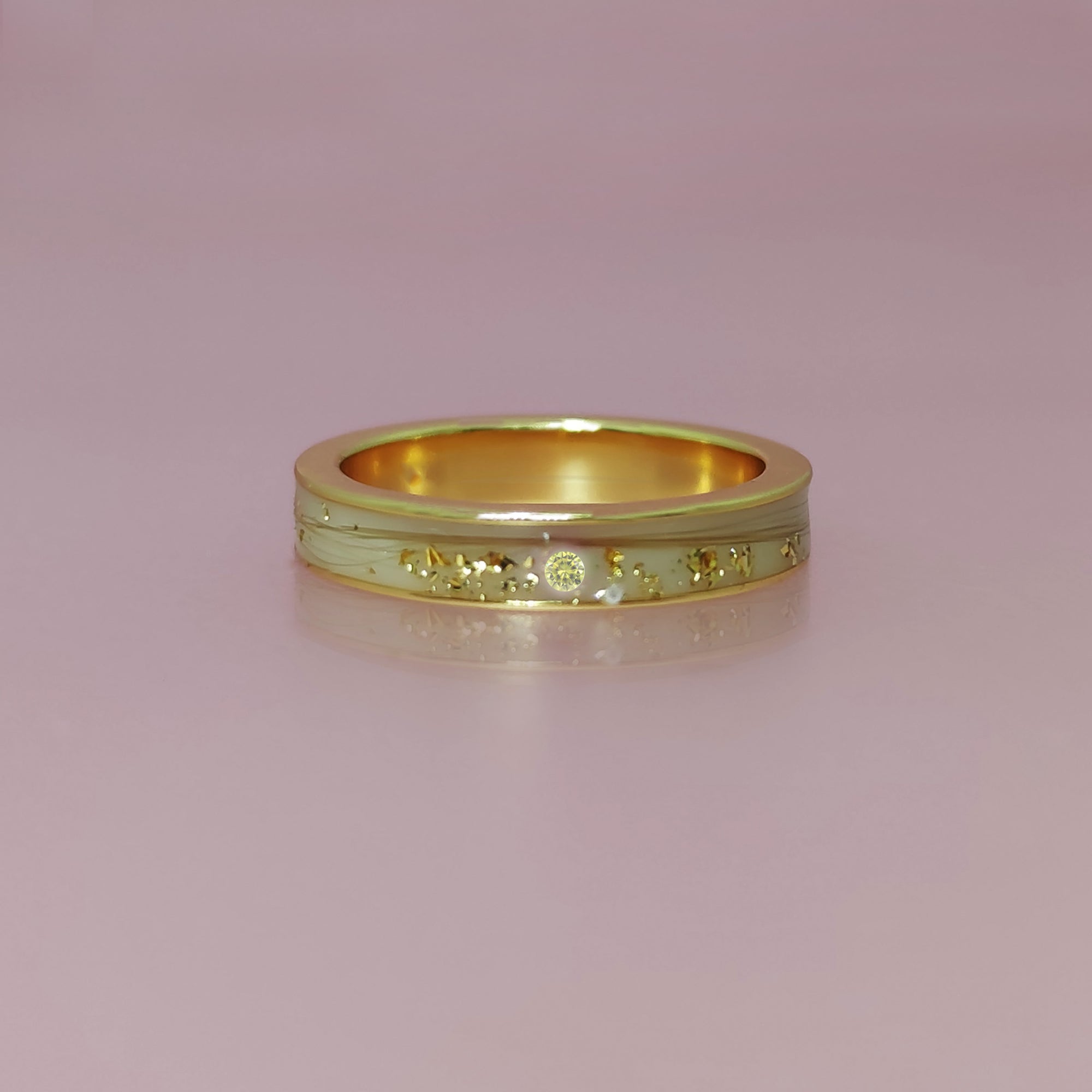 Eternal Bond Solid Gold Ring: Wear Your Love Forever