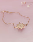 Memorial Breast Milk Bracelet with Birthstone Accents