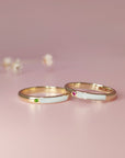 Unique Breastmilk Ring with Birthstone - Perfect Gift