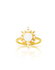 Sunburst Breast Milk Ring | Memorial Jewelry for Moms