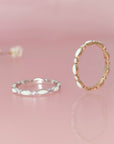 Endless Love: Personalized Birthstone Milk Ring