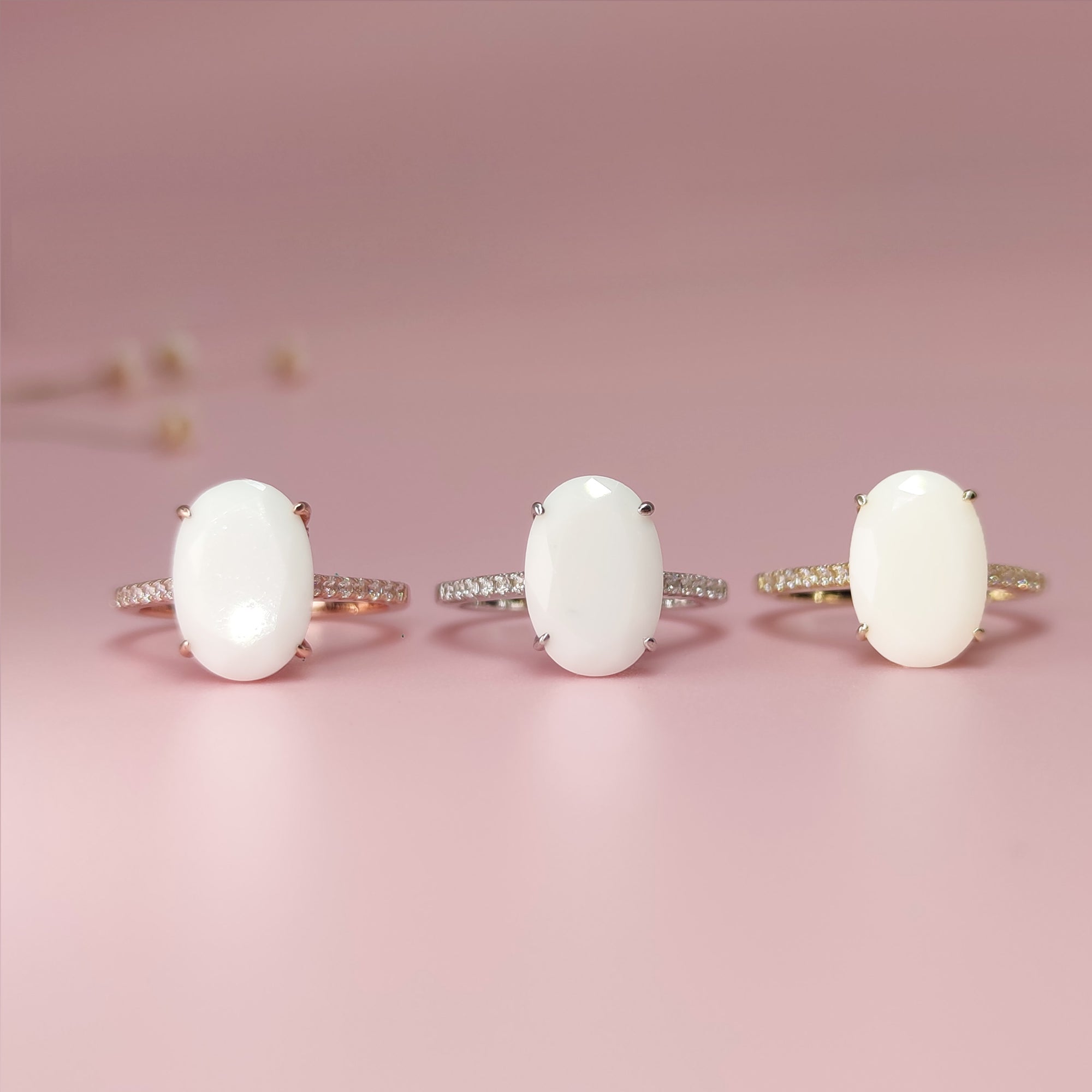 Handcrafted Oval Breastmilk Ring - Unique Keepsake