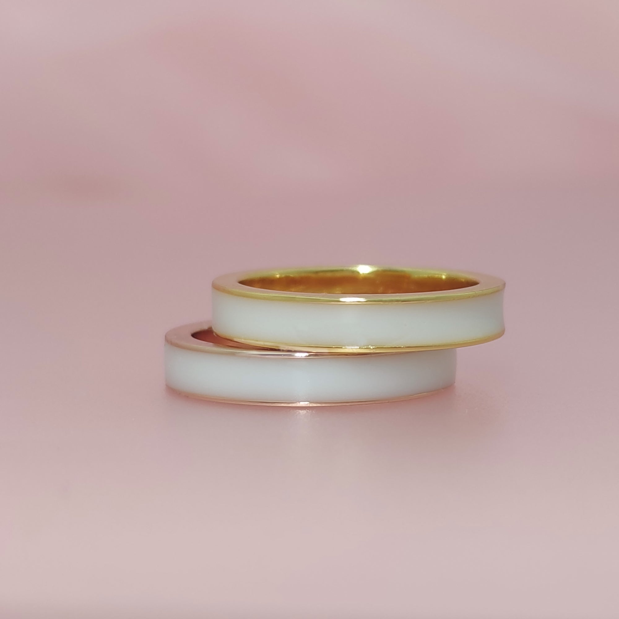 Eternal Bond: Men's Gold Breastmilk Ring - A Love Symbol