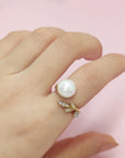 Handcrafted Milk Pearl Ring - Unique Keepsake Jewelry