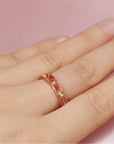 Handcrafted Ashes Ring - Sleek 3mm Memory Band