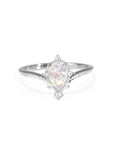 Teardrop Ashes Ring - Elegant Memorial Jewelry