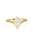 Teardrop Ashes Ring - Elegant Memorial Jewelry