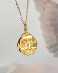 Perfect Gift: Solid Gold Footprint Necklace