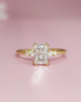Radiant Moissanite Ashes Ring: A Timeless Keepsake