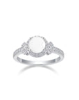 Handcrafted Breastmilk Solitaire Ring | Timeless Keepsake