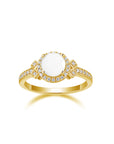 Handcrafted Breastmilk Solitaire Ring | Timeless Keepsake