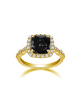 Personalized Golden Grace Ashes Ring for Lasting Memories