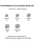 Crystal Square: Cushion Cut Moissanite Ashes Ring