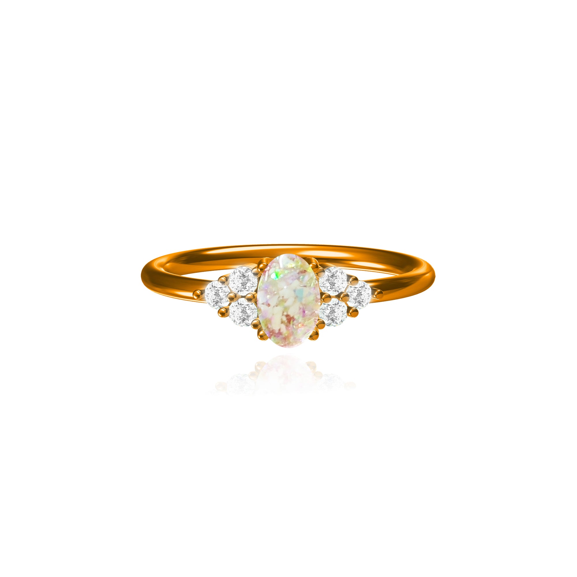 Personalized Sterling Silver Ashes Ring DIY Kit