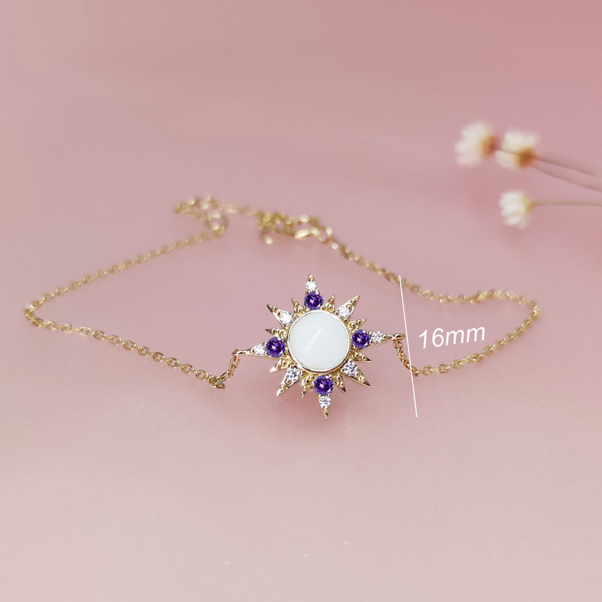 Memorial Breast Milk Bracelet with Birthstone Accents