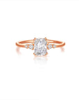 Radiant Moissanite Ashes Ring: A Timeless Keepsake