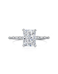 Elegant Moissanite Ashes Ring - Perfect Gift of Remembrance
