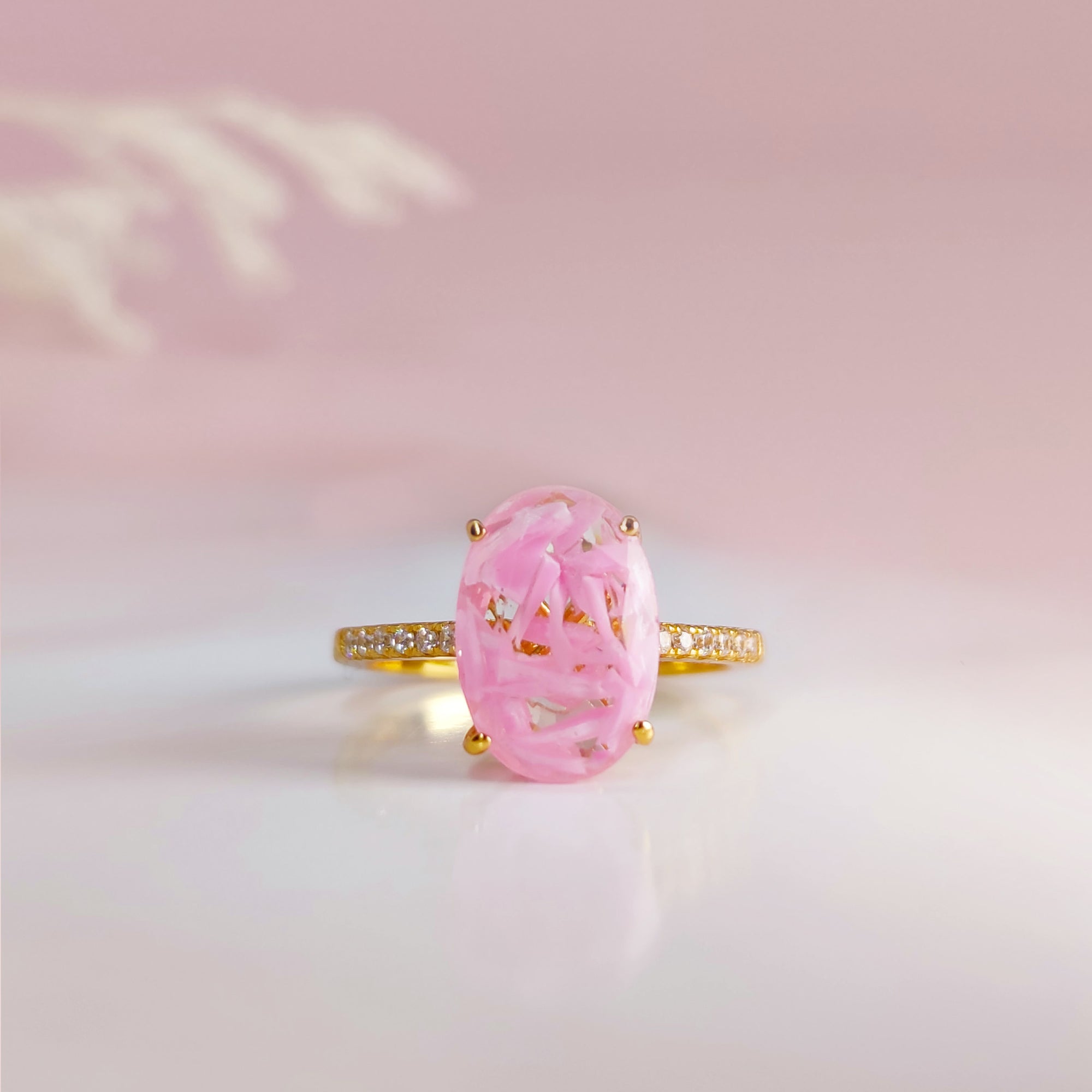 Handcrafted Pregnancy Test Cap Ring - A Unique Keepsake