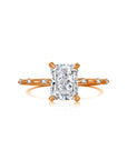 Elegant Moissanite Ashes Ring - Perfect Gift of Remembrance