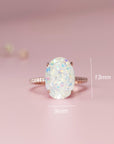 Oval Serenity Ashes Ring | Thoughtful Gift Idea