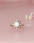 Sunburst Breast Milk Ring | Memorial Jewelry for Moms