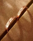 Memorial Solid Gold Footprint Ring for Cherished Memories