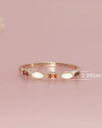Personalized Birthstone Breast Milk Ring for Moms