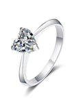 Custom Heart Glitter Ashes Ring for Eternal Love