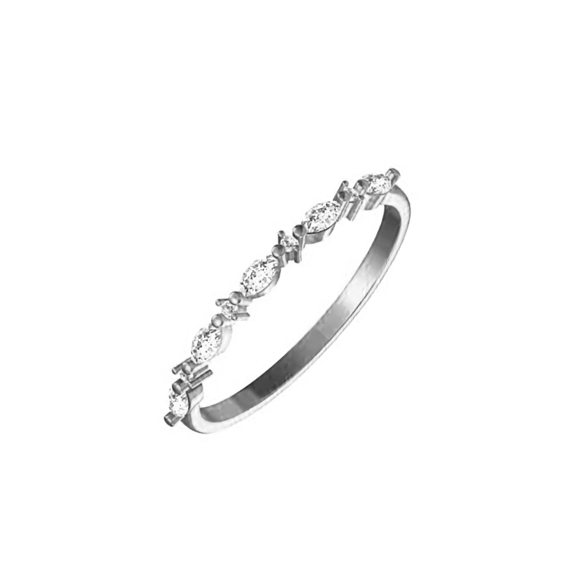 Eternal Love: Sparkling Petals Ashes Ring