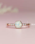 Heartfelt Golden Embrace Breastmilk Ring Gift