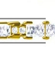 Personalized 14K White Gold Ashes Ring of Love
