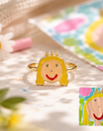 Tiny Masterpiece: Custom Kids’ Drawing Ring