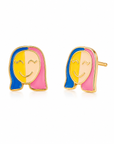 Little Doodle: Custom Kids’ Drawing Stud Earrings