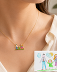 My Little Artist: Custom Kids’ Drawing Necklace