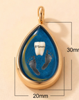 Customized listing for Marianna Zelenak ---sterling silver ashes+tooth necklace