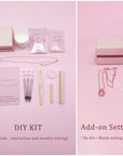 Handcrafted Breastmilk Ring DIY Kit in Silver & Gold