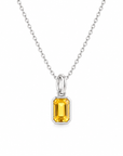 Evermore: Collana con ceneri di moissanite a taglio a pera
