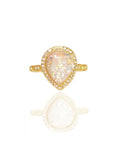 Handcrafted Lumina Essence Ashes Ring in Rose Gold