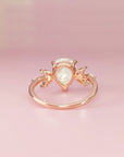 Custom Sterling Silver Teardrop Ashes Ring Kit