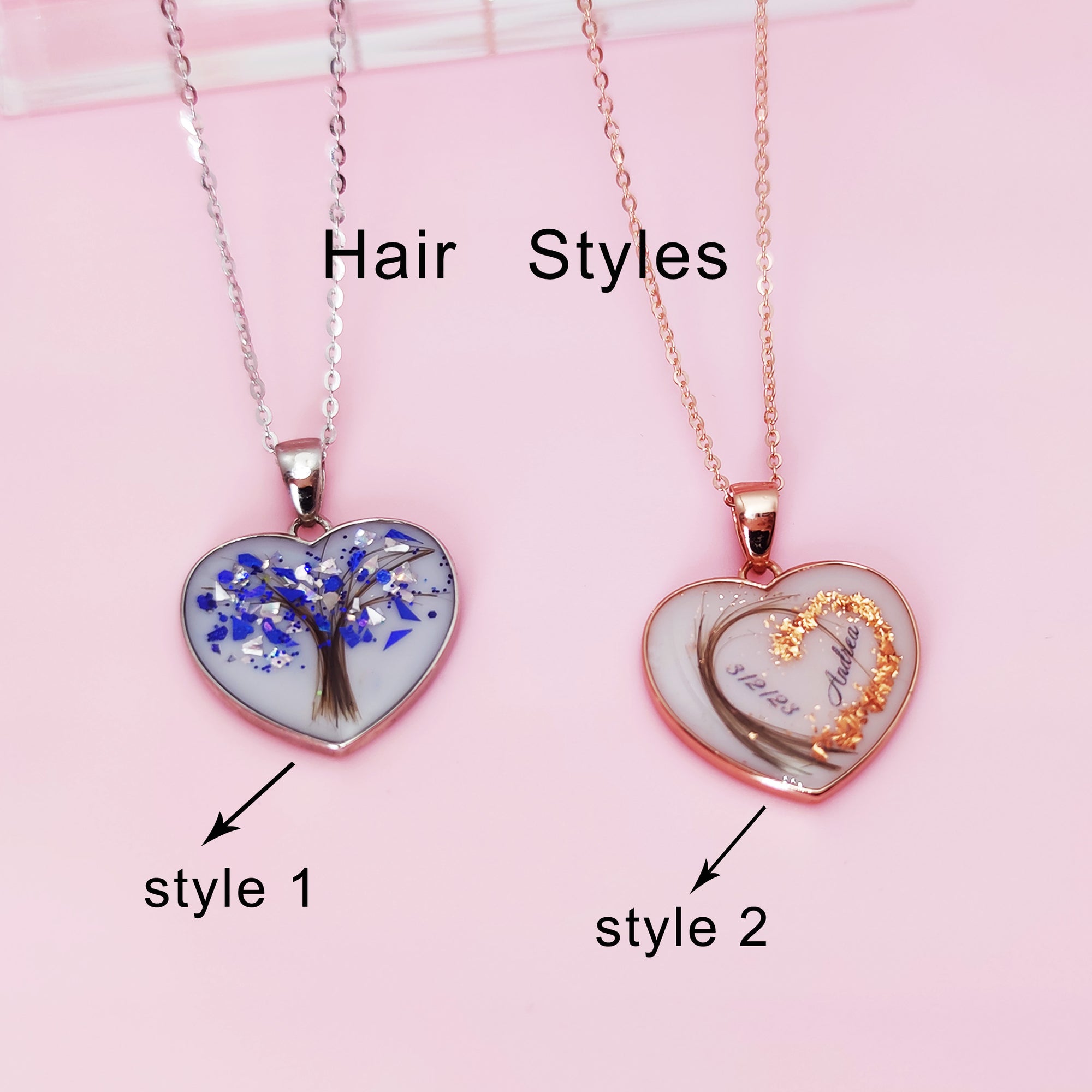 Heartfelt Gold Necklace: Love in Every Drop