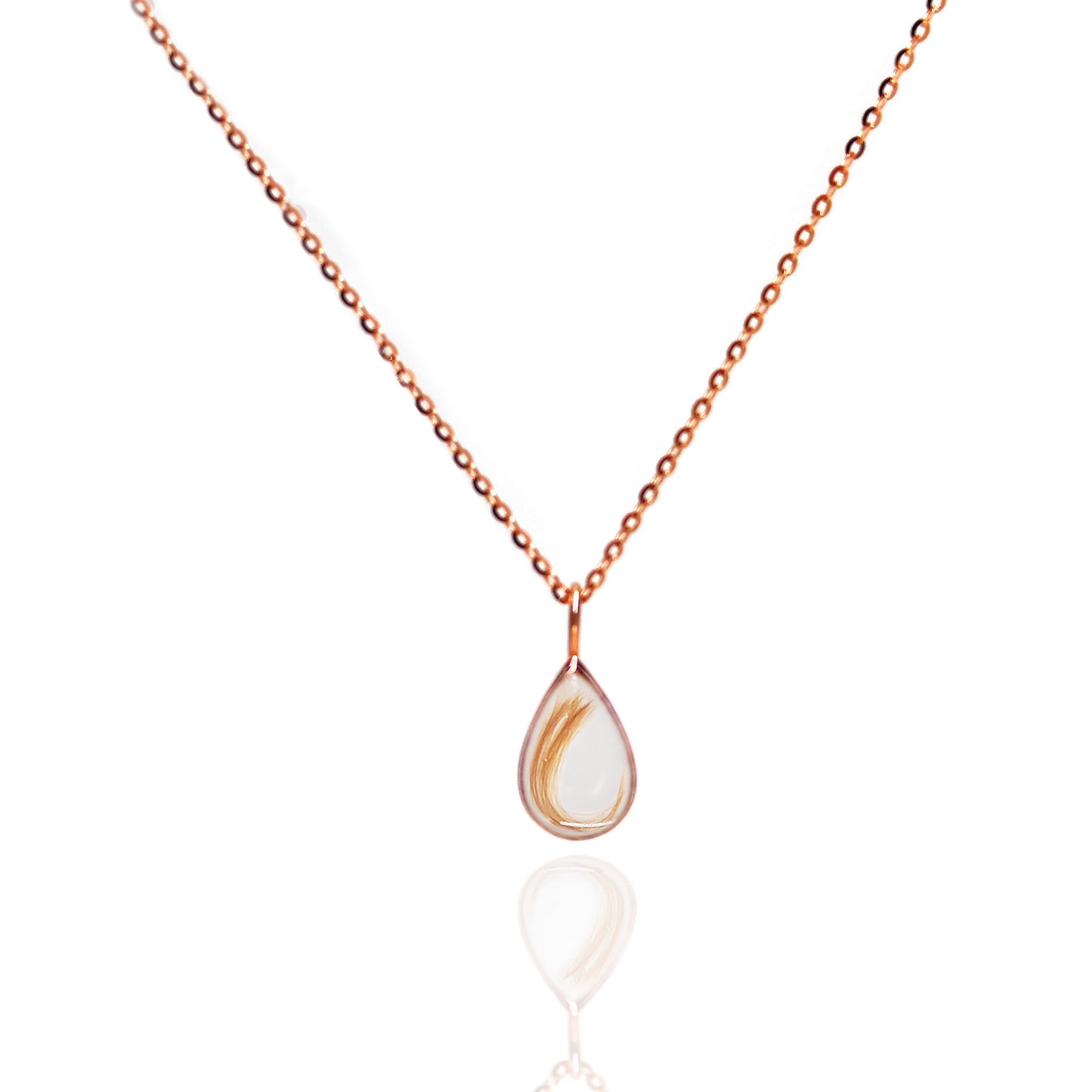 Sentimental Breastmilk & Baby Hair Necklace Gift Idea